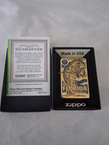 Zippo manatee florida lighter - florida,